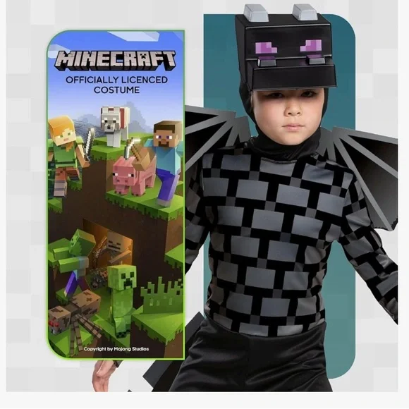 Disguise Minecraft Ender Dragon Costume for Kids, Video Game - Picture 2 of 6